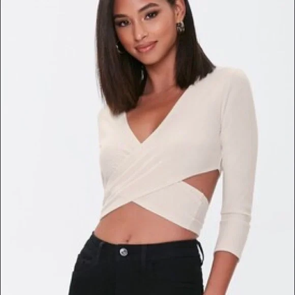 Forever 21 Tops Wrap Crop Top Poshmark